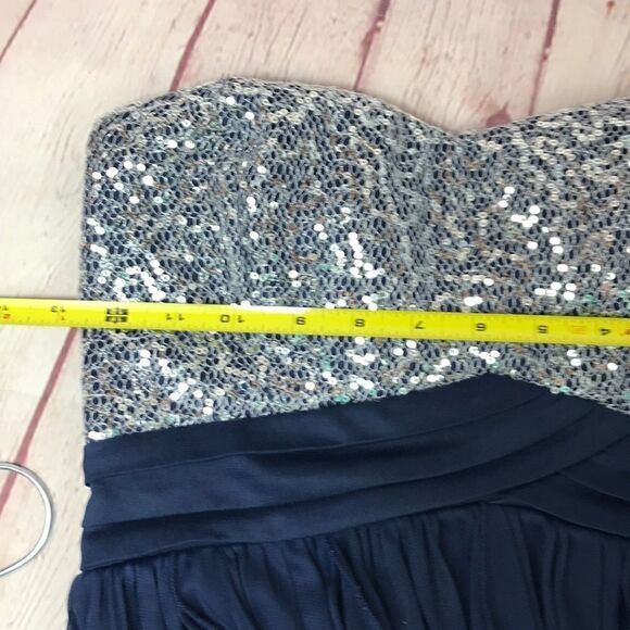 My Michelle sequin strapless handkerchief … - Picture 14 of 16